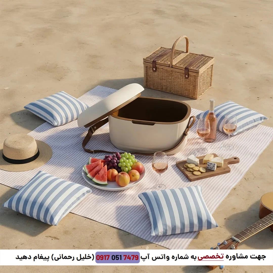 یخچال سفری 20 لیتری گرین لاین مدل Vintage | کولر باکس 24 ساعته واقعی سرد و گرم — تصویر ۳