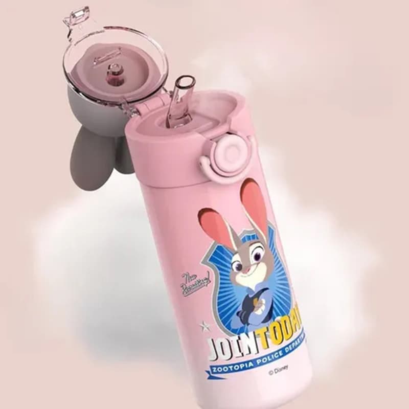 قمقمه استیل نیدار دیزنی Zootopia مدل جودی هاپس اورجینال ۴۵۰ میلیلیتری — تصویر ۶
