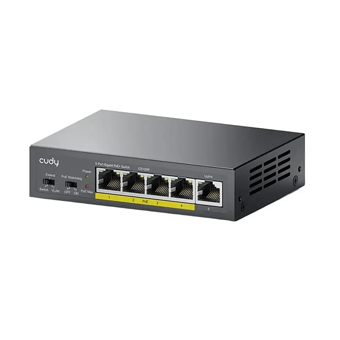 سوئیچ 5 پورت گیگابیتی و دسکتاپ کودی مدل GS105P — تصویر ۲