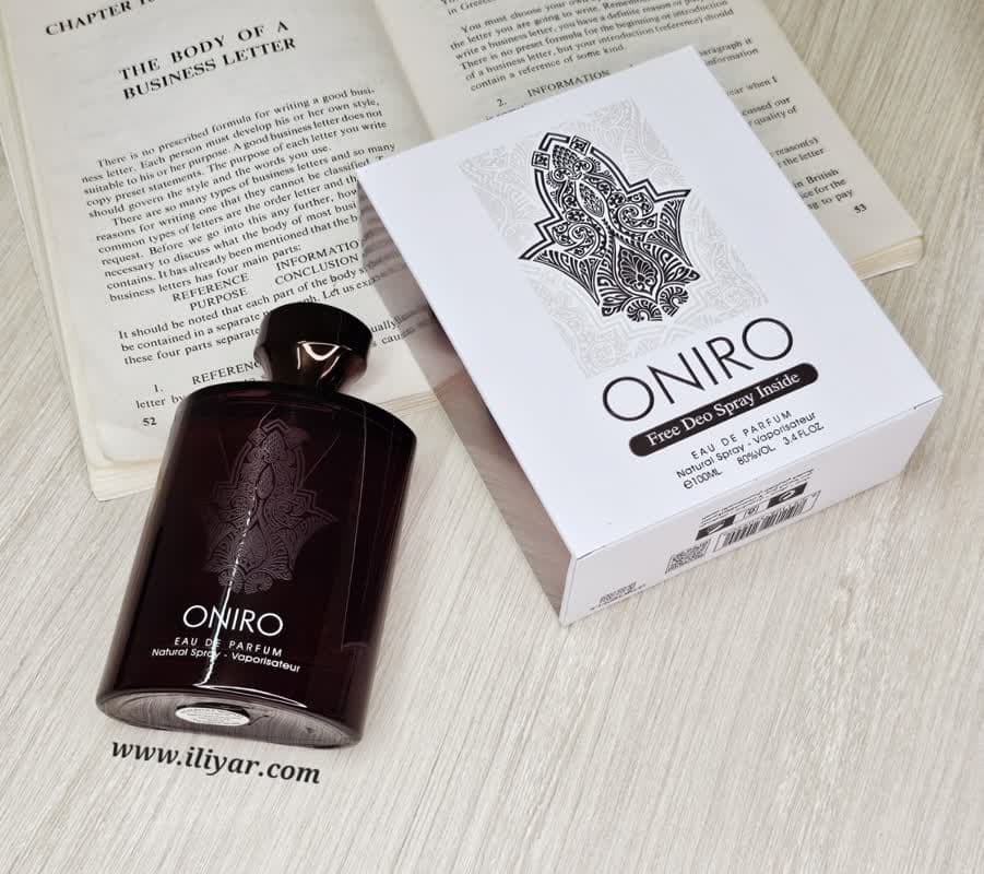 عطر ادکلن اونیرو با اسپری ONIRO فرگرانس ورد – حجم 100 میل — تصویر ۳