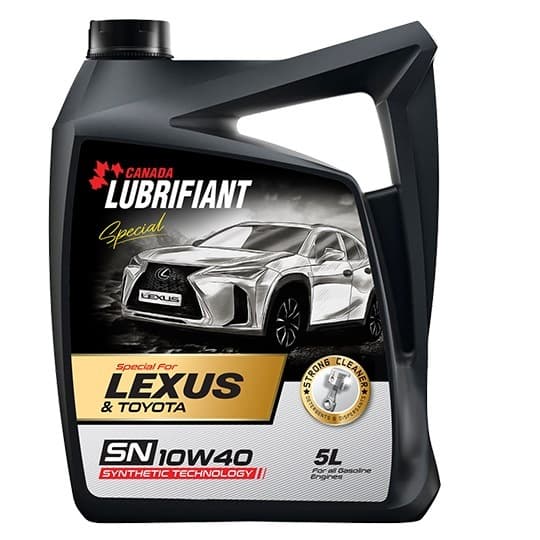 روغن موتور لکسوس و تویوتا لوبریفنت کانادا مدل SN حجم 5 لیتر (10W-40)