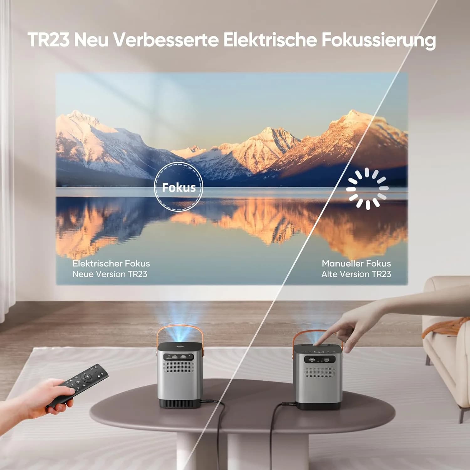 ویدئو پروژکتور تاپترو TOPTRO TR23 — تصویر ۶