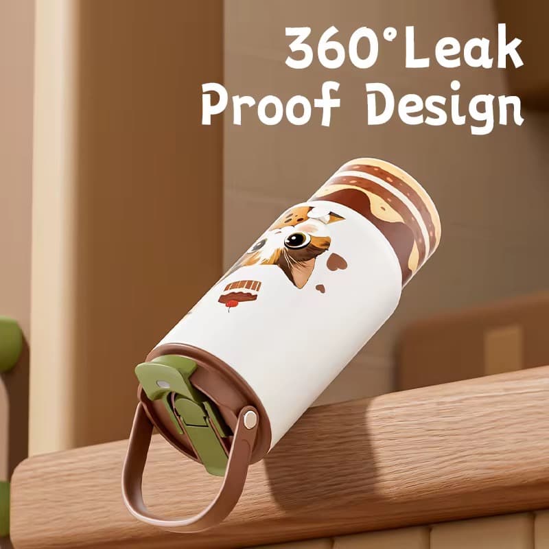 تراول ماگ دیلر طرح گربه 920 میلیلیتر مدل D9402 |فلاسک DILLER — تصویر ۴