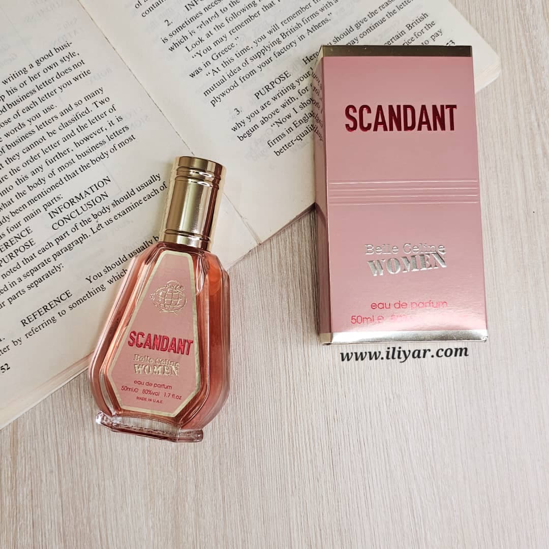 عطر ادکلن اسکندل زنانه SCANDANT فرگرانس ورد – حجم 50 میل — تصویر ۳