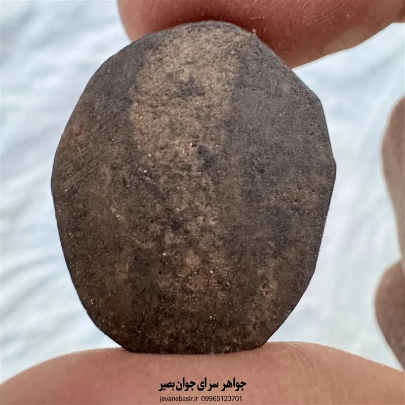 سنگ هبهاب نقش دار بیضی کد 0041 — تصویر ۲