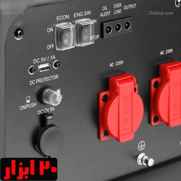 ژنراتور 3.5 کیلو واتی سایلنت رونیکس مدل RH-4795 — تصویر ۴