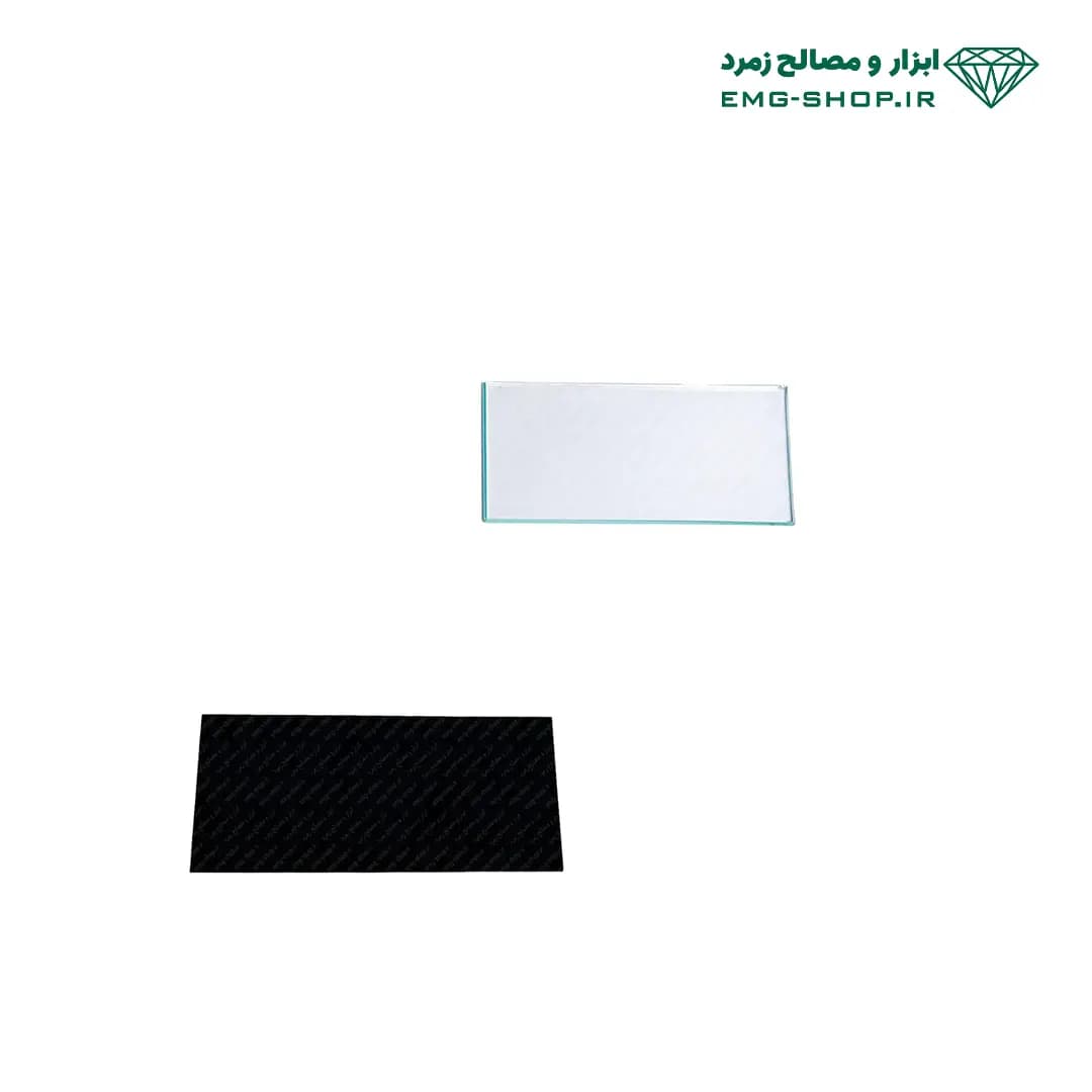 شیشه ماسک ایمنی (سفید و دودی)