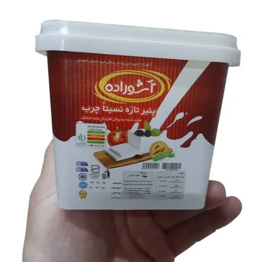 پنیر سفید آشوراده 400 گرم — تصویر ۲