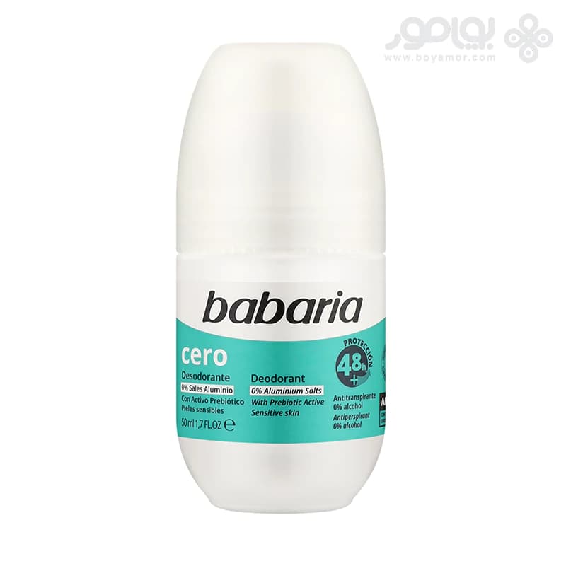 رول ضد تعریق 48 ساعته فاقد آلومینیوم باباریا مدل CERO