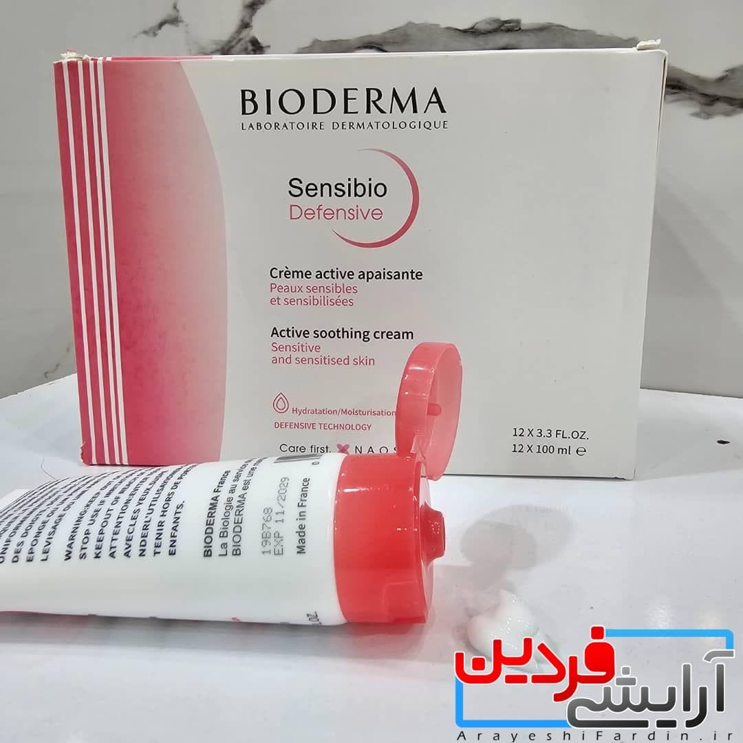 کرم آبرسان بایودرما مدل Sensibio Defensive Rich — تصویر ۴