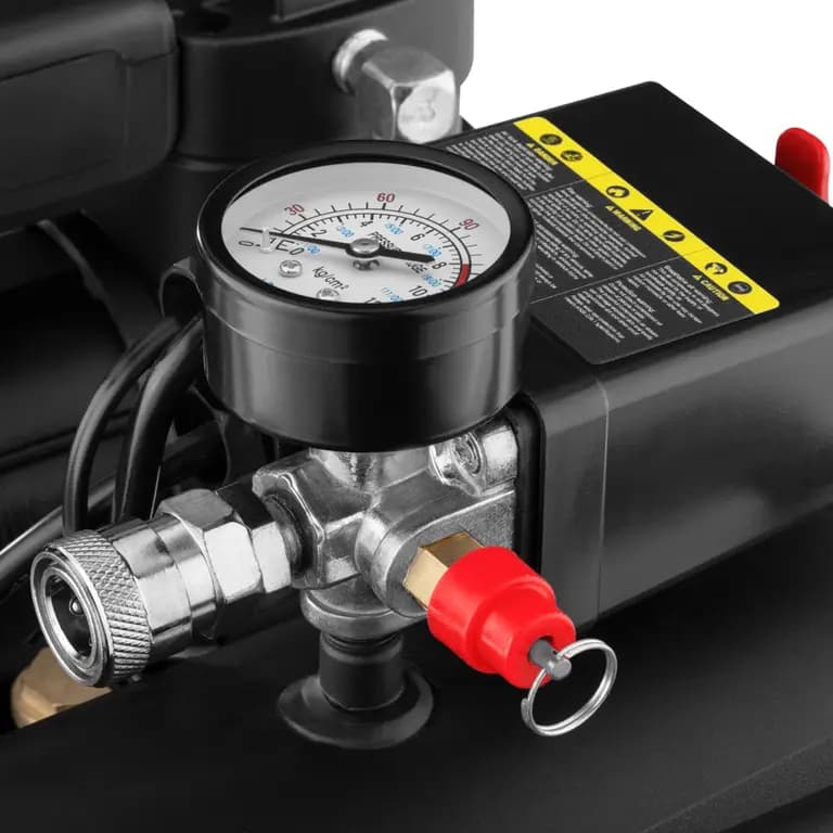 کمپرسور 6 لیتری بیصدا دو سیلندر رونیکس مدل RC-0613 — تصویر ۱۲