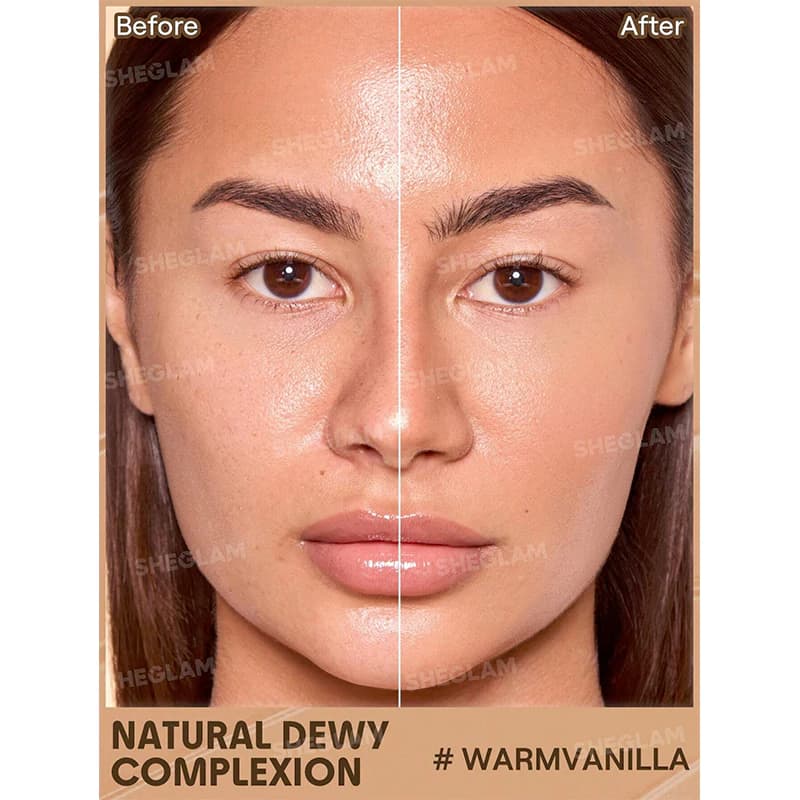 تینت صورت شیگلم مدل DEW & DONE حاوی SPF 20 رنگ WARM VANILLA — تصویر ۲