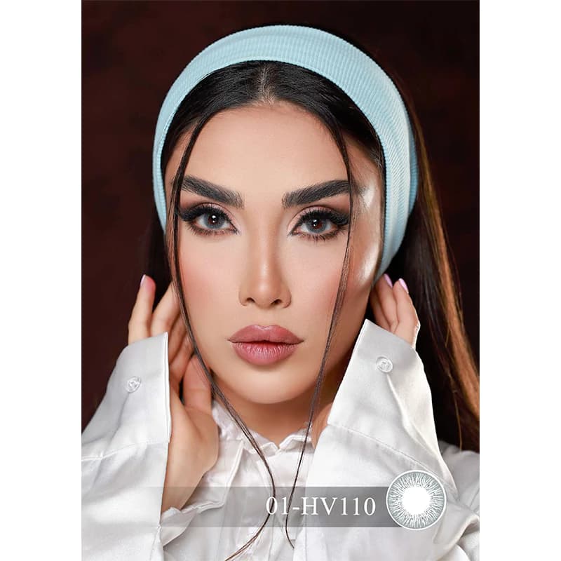 لنز رنگی ماهانه بیوتی شماره 01 کد HV110 — تصویر ۲