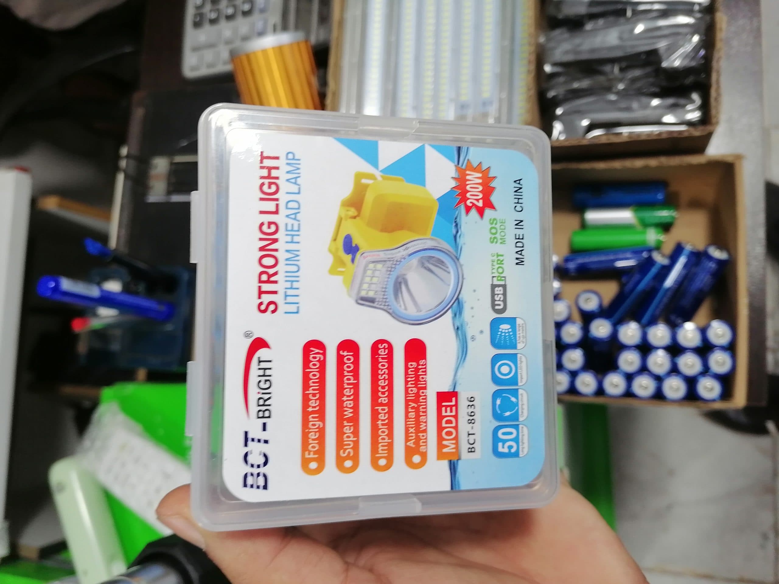 چراغ قوه هدلایت برند BCT مدل BCT-8636(عمده و تک)