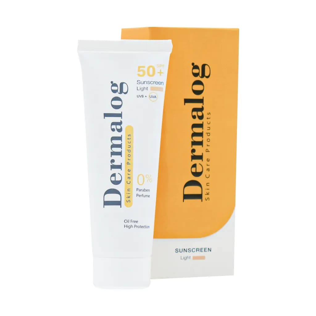 کرم ضد آفتاب رنگی فاقد چربی SPF50 درمالوگ پوست چرب و مختلط 50ml