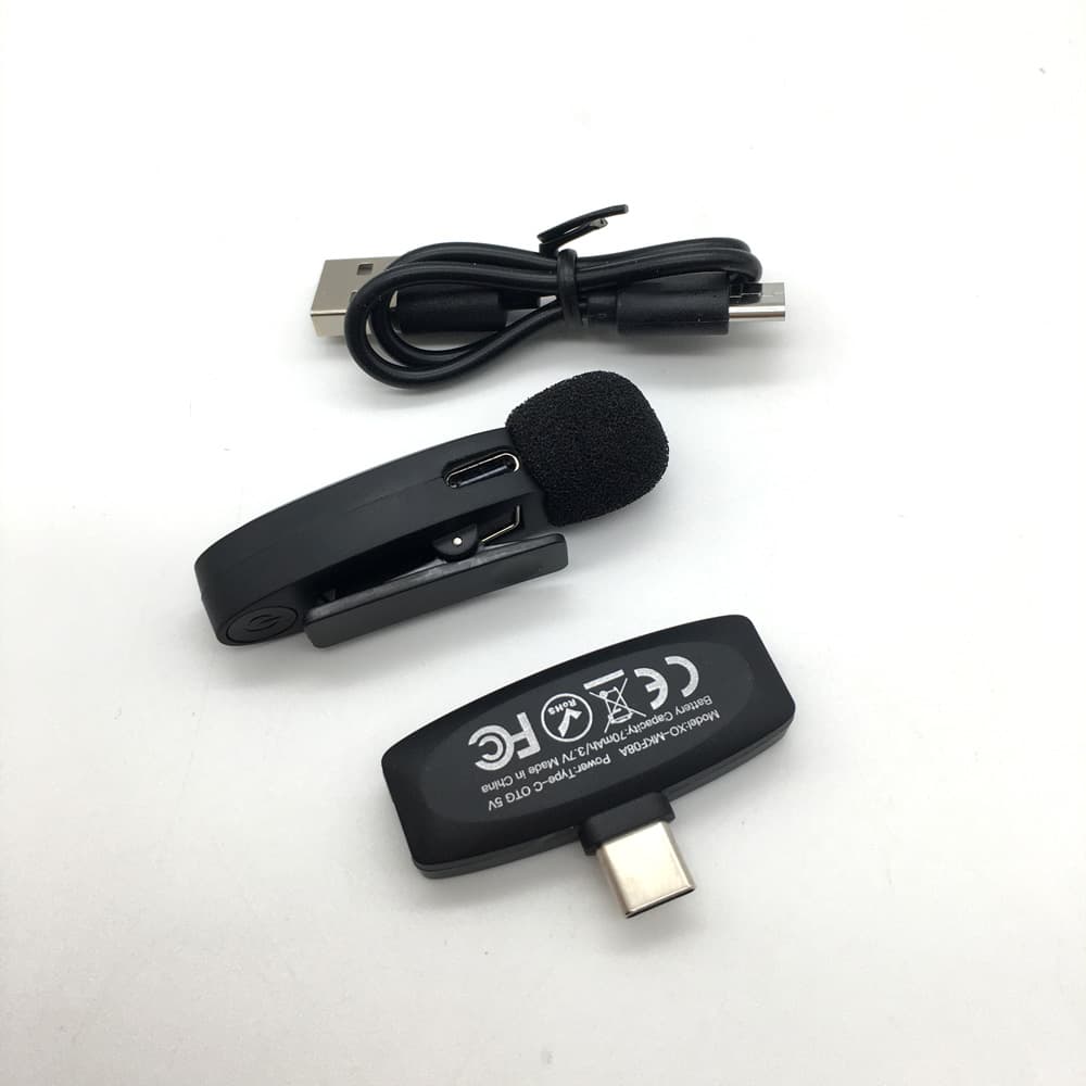 میکروفون یقه ای بی سیم تایپ سی ایکس او MKF08A — تصویر ۵