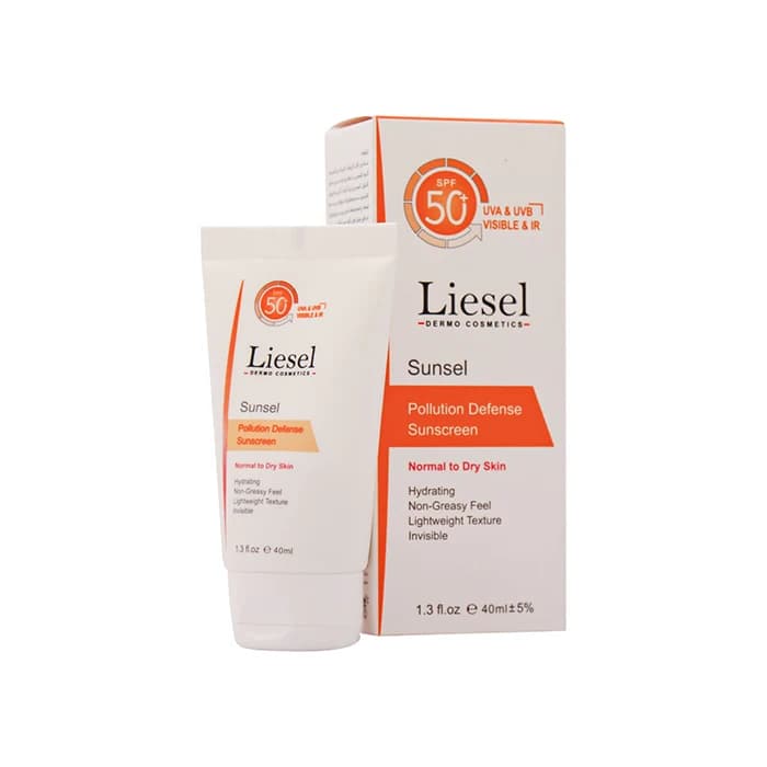 ضد آفتاب لایسل رنگی بژ طبیعی مناسب پوست خشک SPF 50 — تصویر ۲