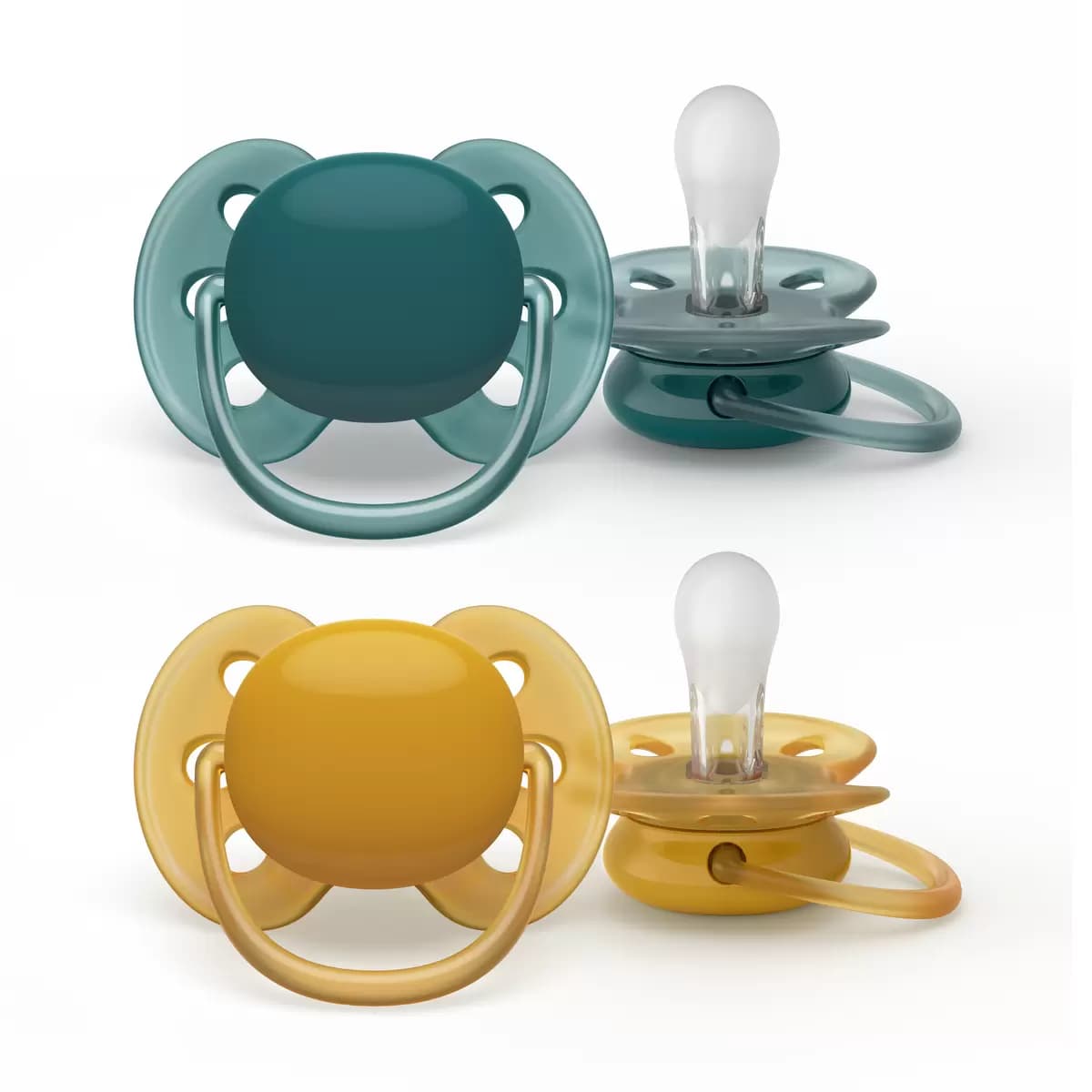 پستانک ارتودنسی ۶تا۱۸ ماه دوتایی فیلیپس اونت PHILIPS AVENT سری Ultrasoftمدل SCF091/04 — تصویر ۶