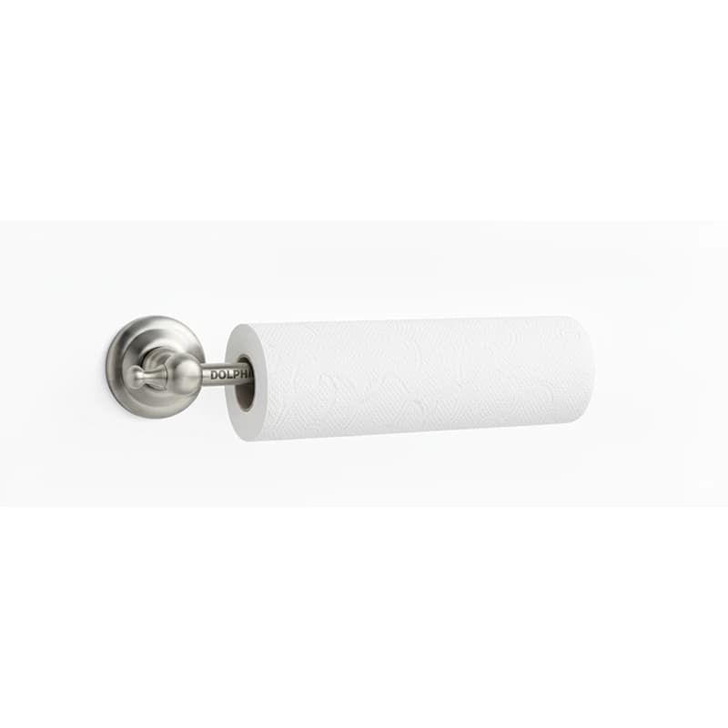 پایه رول دستمال کاغذی دلفین مدل رول بزرگ کد SS-b-3230 | کروم مات | گارانتی اصالت و سلامت فیزیکی کالا — تصویر ۲
