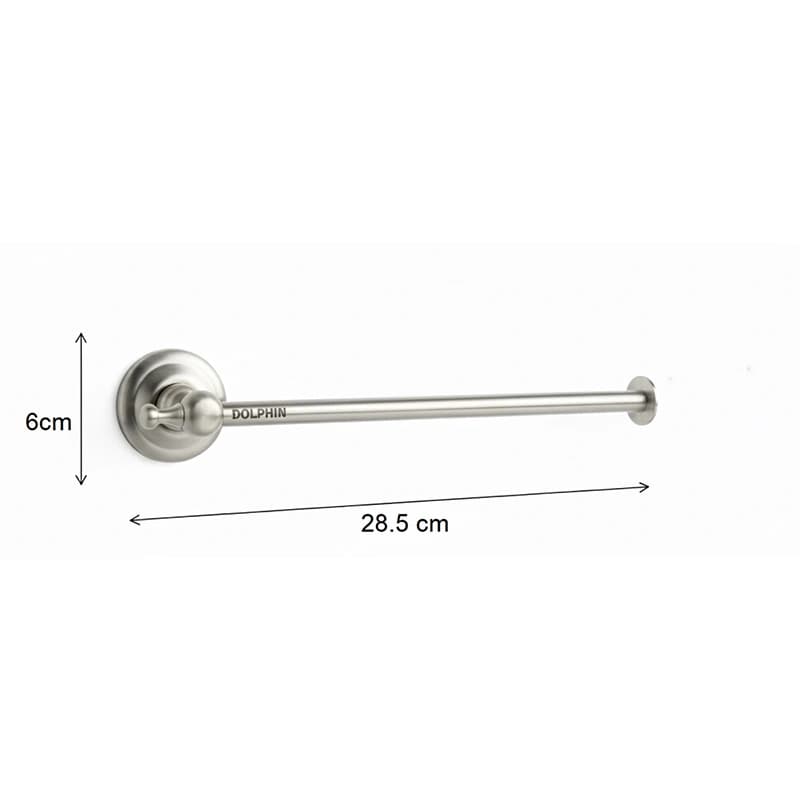 پایه رول دستمال کاغذی دلفین مدل رول بزرگ کد SS-b-3230 | کروم مات | گارانتی اصالت و سلامت فیزیکی کالا — تصویر ۴