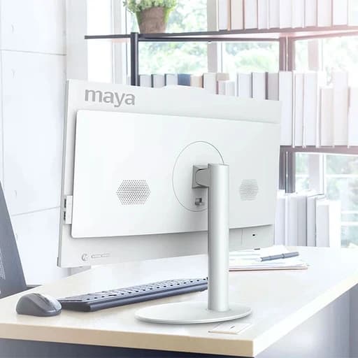کامپیوتر همه کاره 23.8 اینچی مایا مدل AIO MAYA MA24 D12 /I3-12100/8GB DDR5 4800MHZ/1TB M2 PCIE SSD/H610/WITH TPM با گارانتی 18 ماهه شرکتی — تصویر ۳