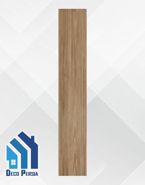کاشی خاکسفید فخار 120×20 طرح پارکت کالکشن کلاسیکو کرم تیره مات — تصویر ۲