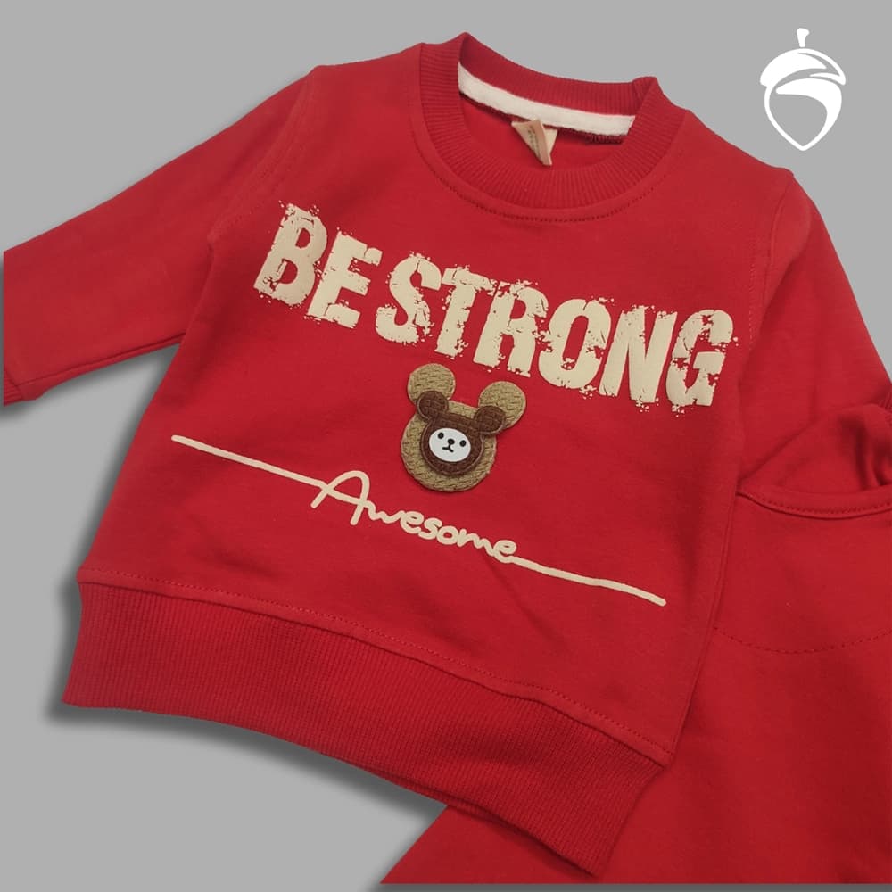 بلوز شلوار پسرانه دخترانه نقلی STRONG — تصویر ۳