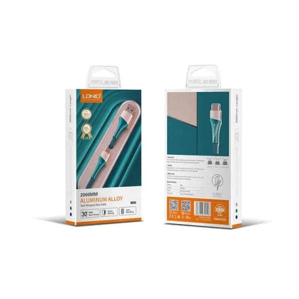 کابل تایپ سی فست شارژ Ldnio LS631 30W 1m ا Ldnio LS631 30W 1m Type-C Cable