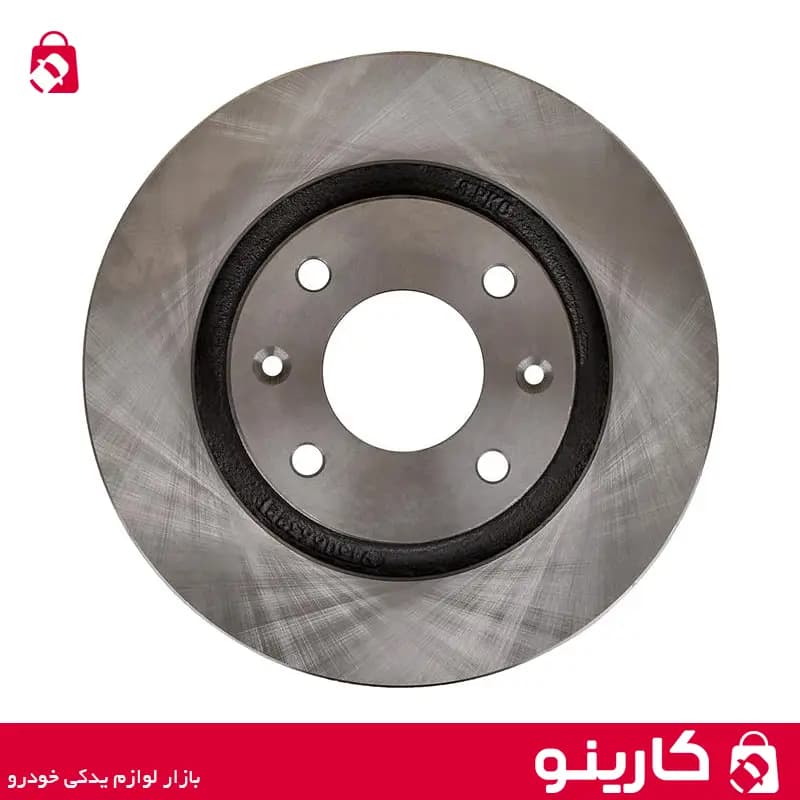 دیسک چرخ جلو 206 تیپ 5 عظام ezam بسته 2 عددی