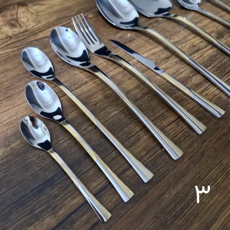 سرویس قاشق و چنگال ۲۴ نفره یونیک ۱۲۰ پارچه — تصویر ۶