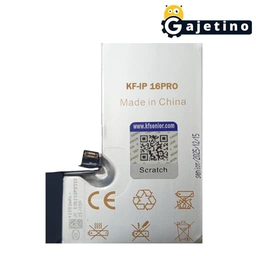 باتری آیفون 16 پرو کی اف سنیور | KF Senior iPhone 16 Pro Battery همراه 6 ماه گارانتی تعویض | گجتینو — تصویر ۲