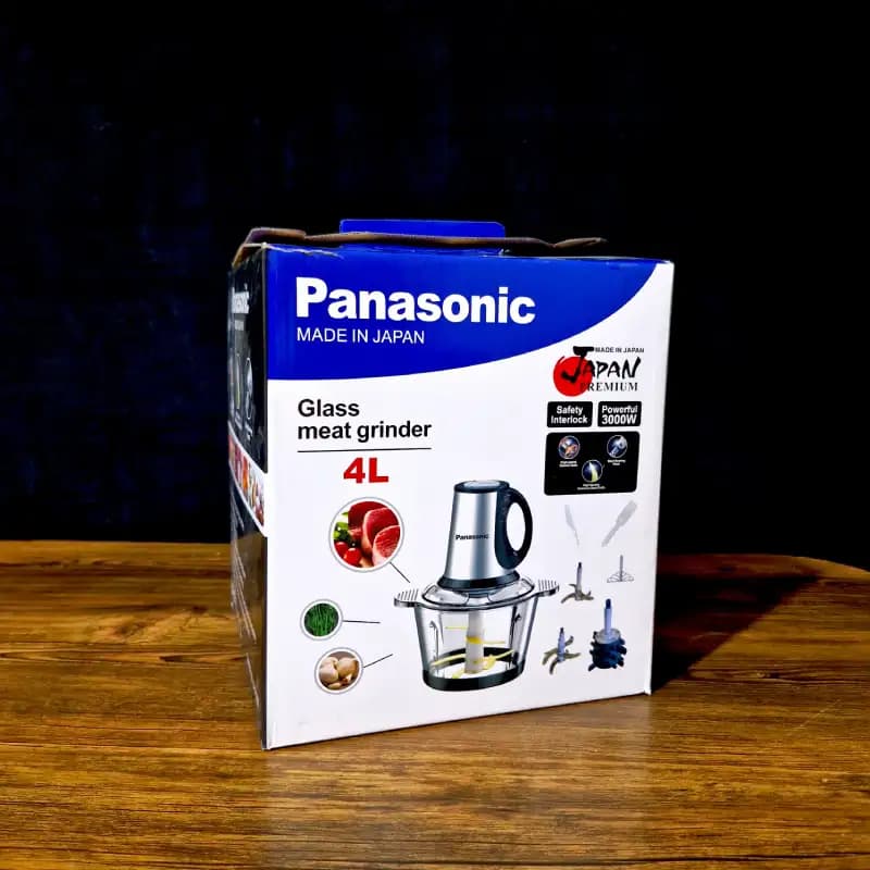 خردکن تک کاسه پاناسونیک ژاپن ۴ لیتری مدل glass meat grinder 4L — تصویر ۴