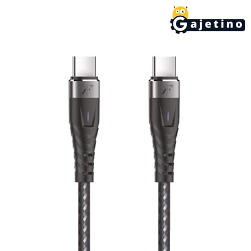 کابل شارژ دو سر تایپ سی کی اف سنیور مدل KF Senior S9 Type-C To Type-C Cable