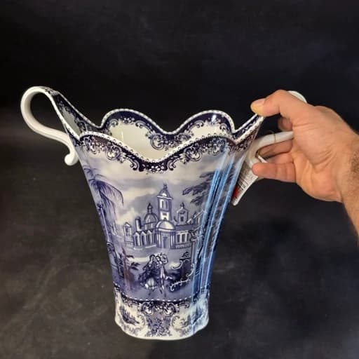 گلدان 27 چینی باواریا طرح آکسفورد ابی رزواتر کد 772 — تصویر ۶