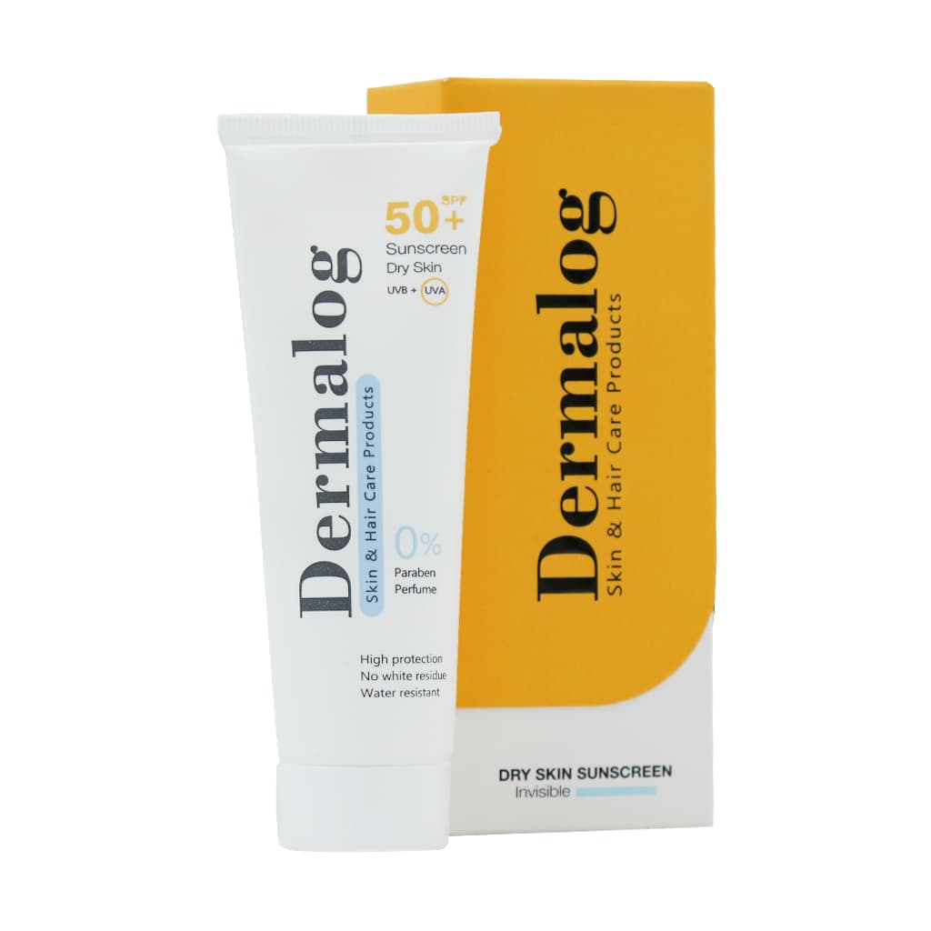 کرم ضد آفتاب بی رنگ پوست خشک SPF50 درمالوگ — تصویر ۲