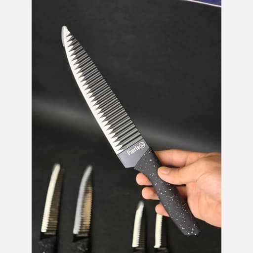 سرویس کارد اشپزخانه پرارین مدل لوتوس گرانیت 7 پارچه کد 8101-8102 — تصویر ۵