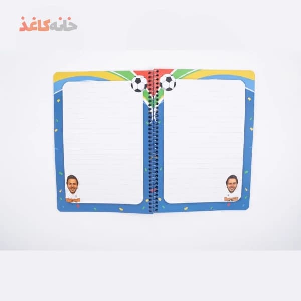 دفتر40برگ حاشیه دار یک شین طرح فرهاد مجیدی — تصویر ۳