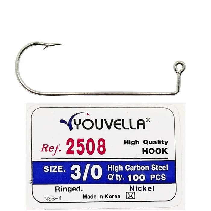 قلاب جیگ YOULA 2508 (بسته 100 عددی) سایز: 3/0