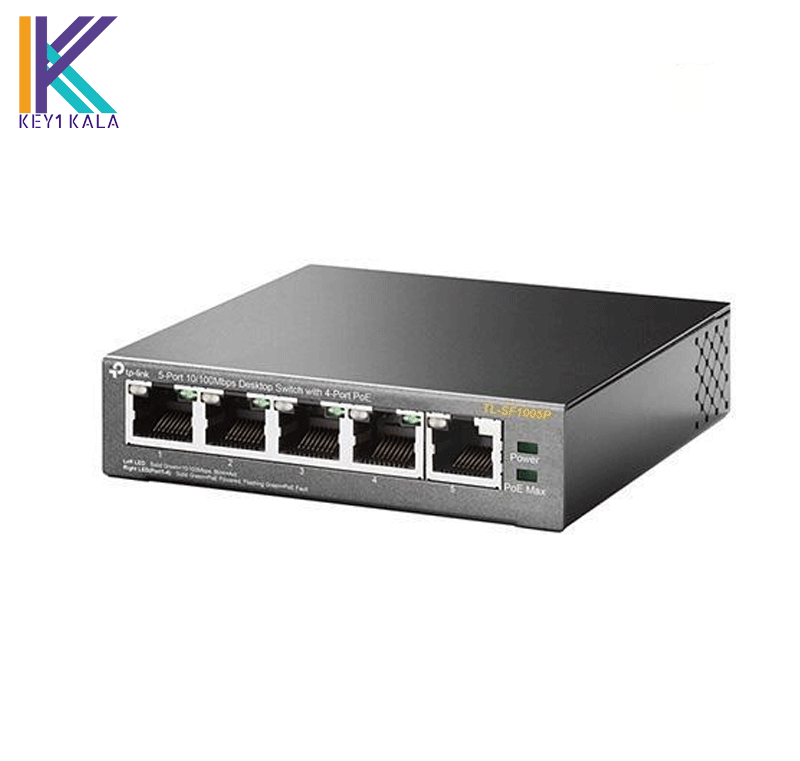 سوئیچ ۵ پورت تی پی-لینک مدل TL-SF1005P با ۴ پورت POE — تصویر ۳