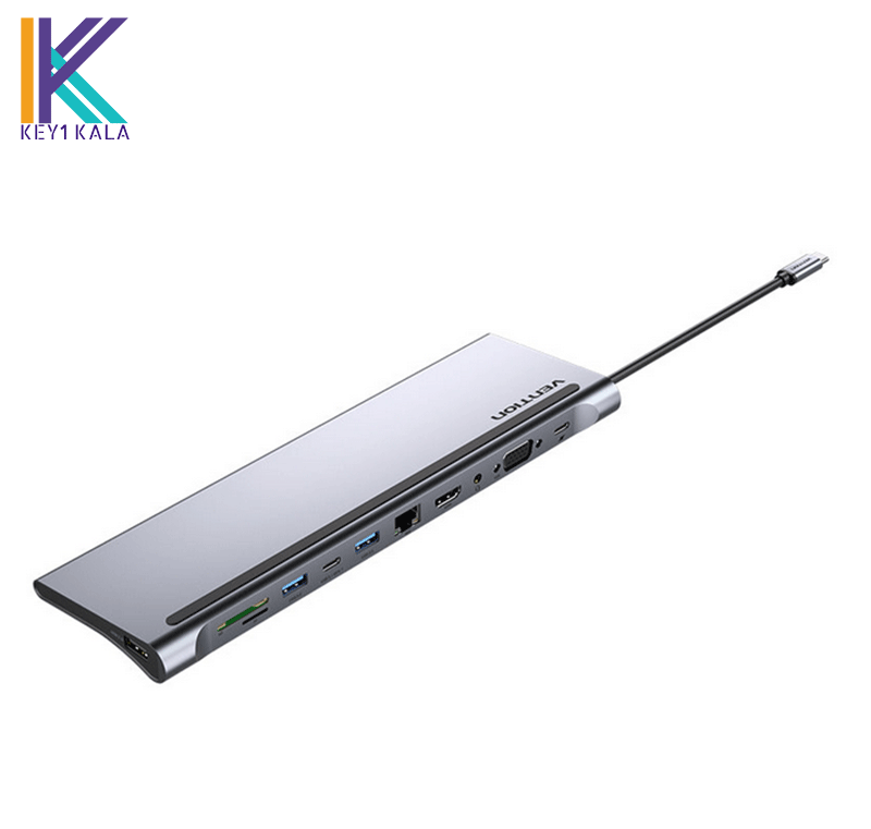 هابPD Docking Station 0.25m Gray Metal Type Multi-function USB-C to HDMI
