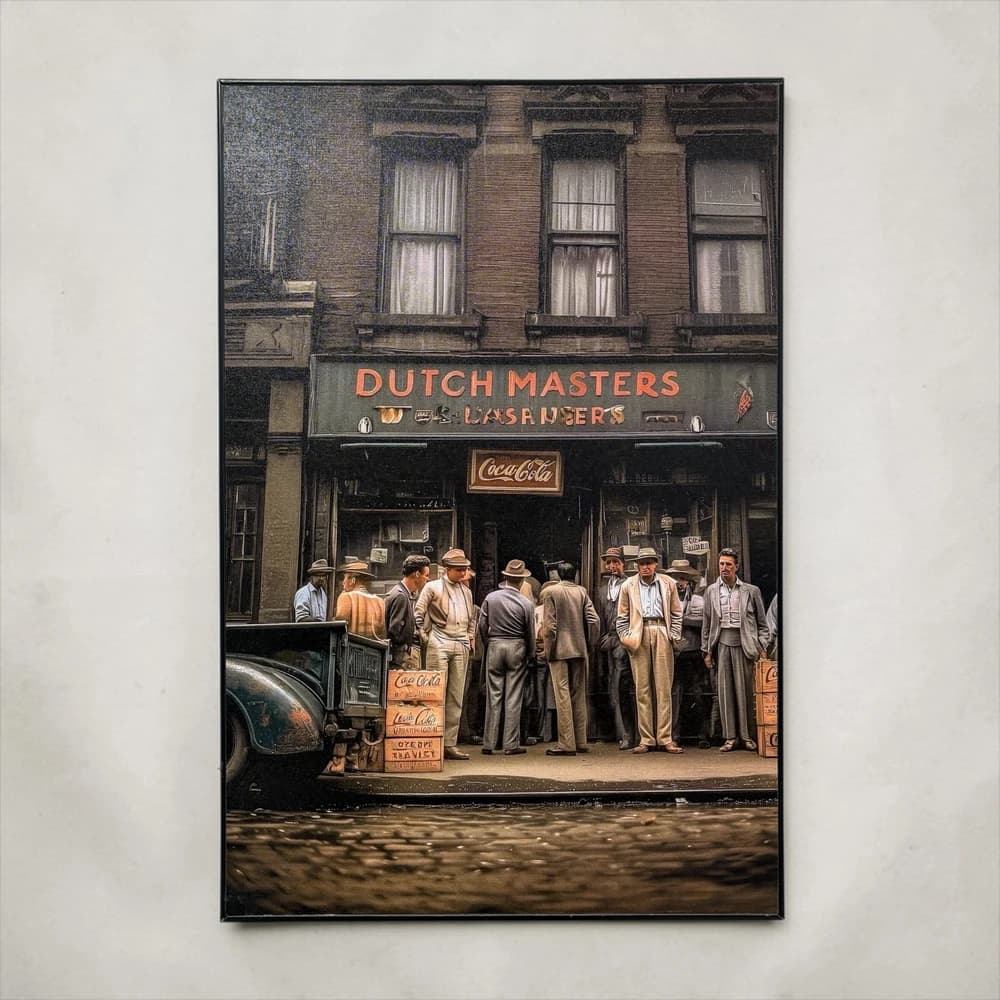 تابلو طرح dutch masters bar