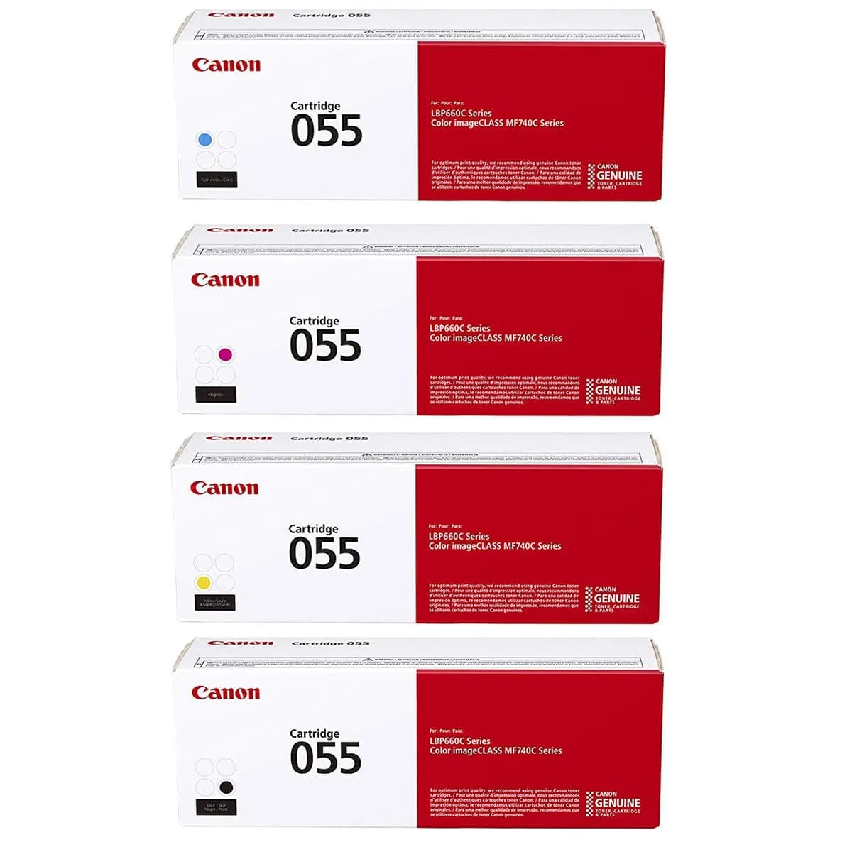 پک کارتریج تونر کانن مدل Canon 055