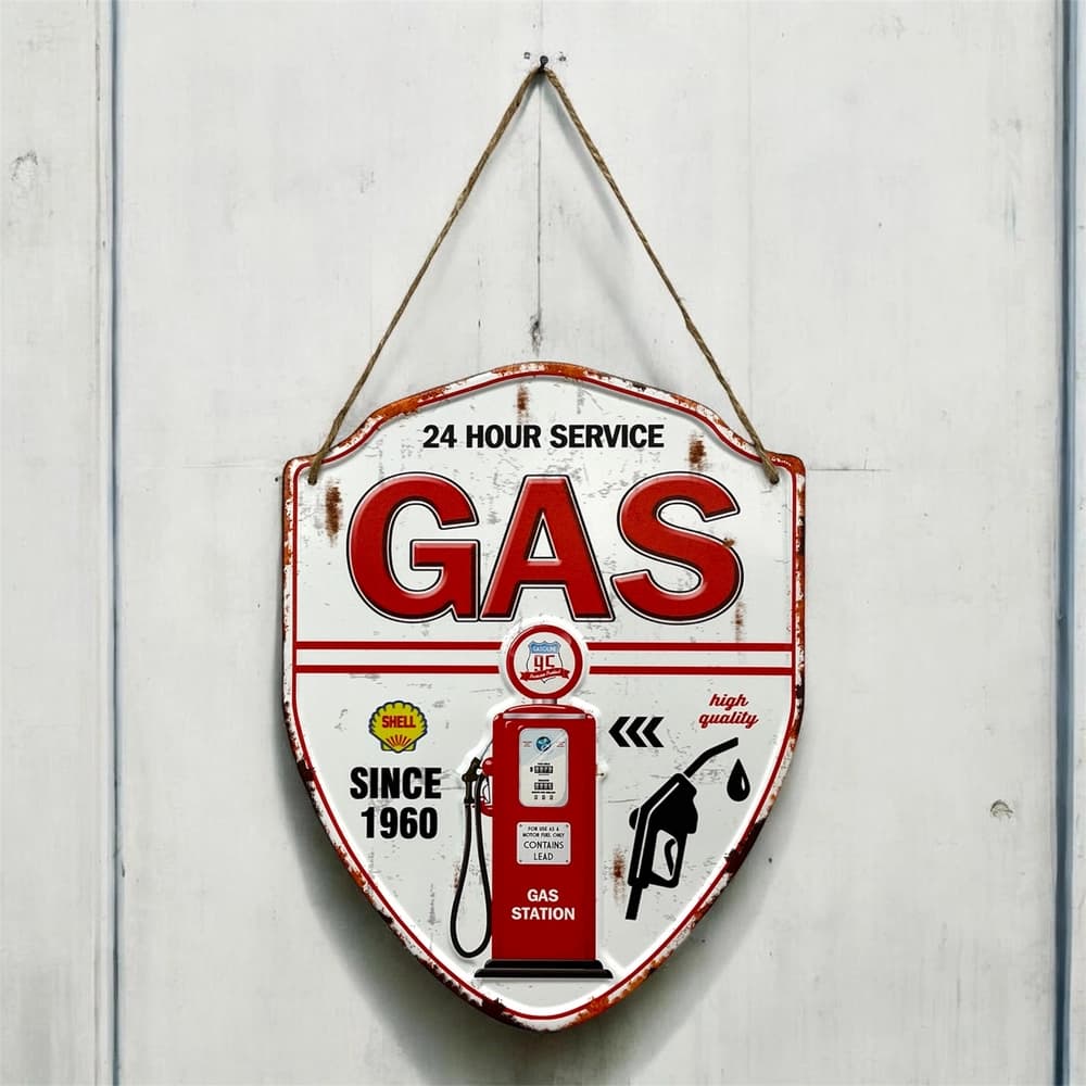 تابلو فلزی برجسته طرح Gas