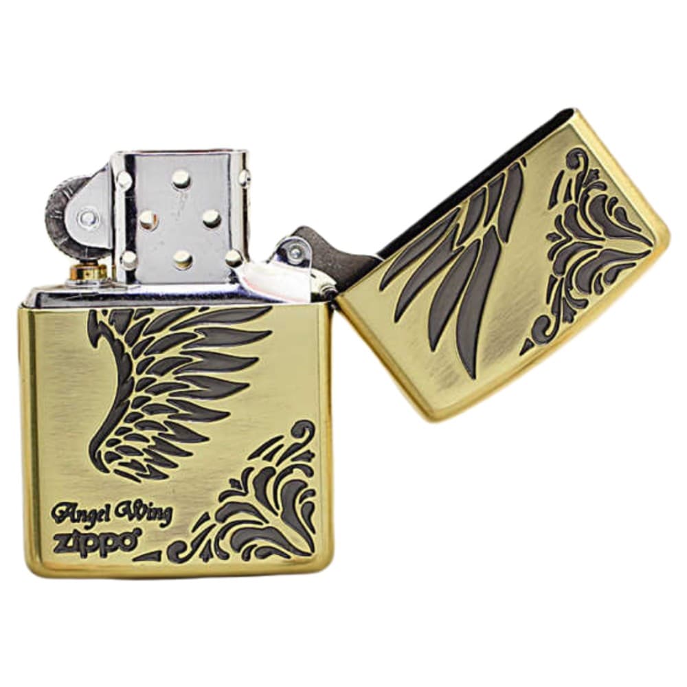 فندک زیپو کاستوم ادیشن طلایی کد Zippo Armor Wing Arabesque Shell — تصویر ۵