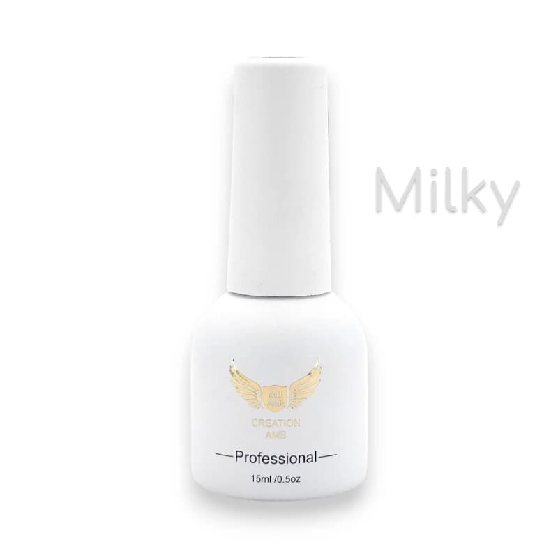 رابر بیس کاشت ناخن کریشن Creation | رنگ میلکی Milky (شیری) | 15 میل