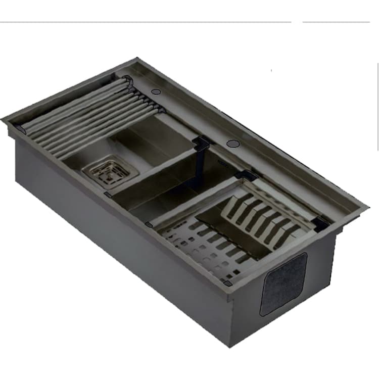 سینک بنتو مشکی مدل C90S