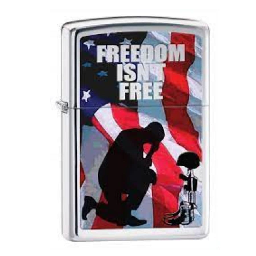 فندک زیپو کد 28336 Zippo Freedom Isn’t Free