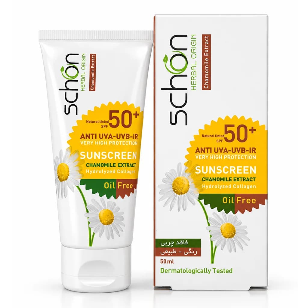 ضد آفتاب رنگي طبيعي فاقد چربي SPF50 شون 50 ميلی لیتر — تصویر ۲
