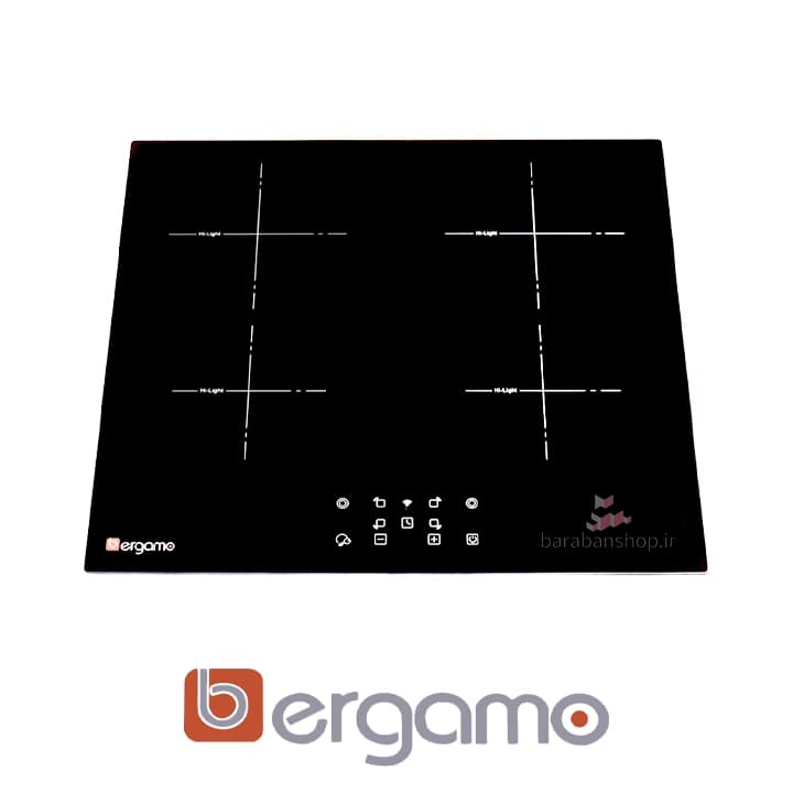 اجاق برقی چهار شعله برگامو WIFI 4780T — تصویر ۲
