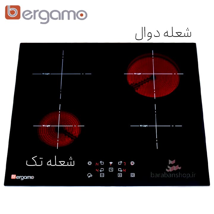 اجاق برقی چهار شعله برگامو WIFI 4780T — تصویر ۵